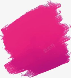 粉红色笔刷粉红色涂鸦水彩笔刷高清图片