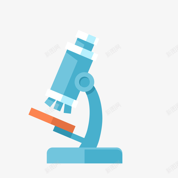 卡通扁平化医院显微镜标png免抠素材_新图网 https://ixintu.com 医院标 医院标png 卡通医院标 扁平化医院显微镜标 旋涡纹 矢量医院显微镜标 科学医疗标