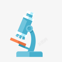 科学医疗针管标卡通扁平化医院显微镜标高清图片