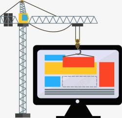 吊车图标矢量图创意结构网站界面图标高清图片