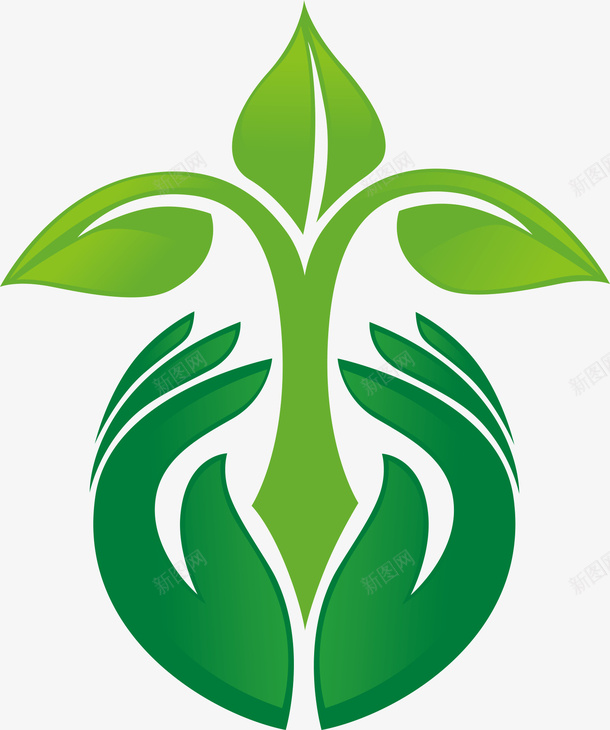 手绘卡通保护树木图案图标png_新图网 https://ixintu.com 图案图标 爱护树木 爱护环境 绿色环保
