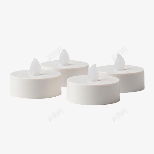 LED小圆烛png免抠素材_新图网 https://ixintu.com LED小圆烛 电池操作 白色 蜡烛