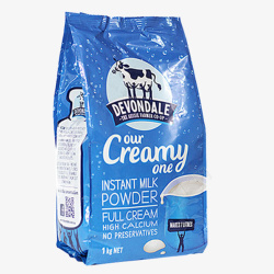 蓝色牛奶PNG进口奶粉高清图片