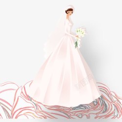唯美婚纱素材新娘高清图片