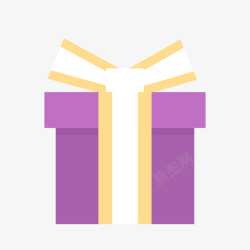 黑紫色礼物盒婚礼紫色礼品盒高清图片