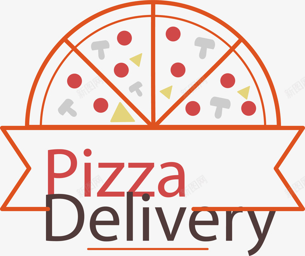 英文的披萨饮食矢量图图标ai_新图网 https://ixintu.com 卡通披萨 字母 手绘披萨 披萨LOGO 披萨饮食下载 榴莲披萨 设计 矢量图