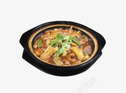 石锅饭素材美食黄焖茄子高清图片