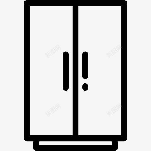 冰箱图标png_新图网 https://ixintu.com 冰箱 冷 厨房 家具和家居 技术 电子冰箱
