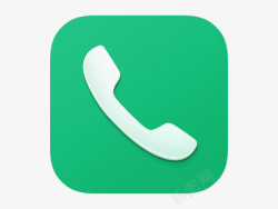 最新绿色手机电话按键图标高清图片