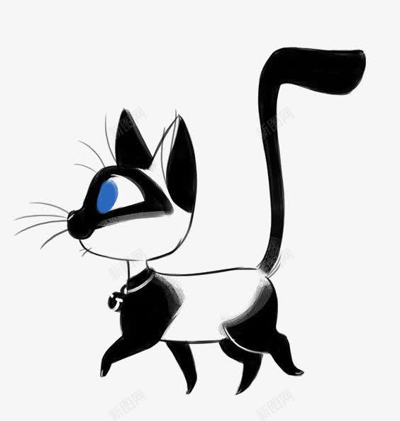 小猫咪png免抠素材_新图网 https://ixintu.com 卡通猫咪 可爱猫咪 宠物猫 手绘猫咪 黑白猫咪