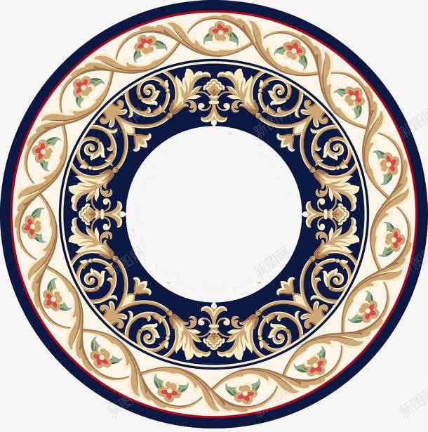 简约圆形藏式花边png免抠素材_新图网 https://ixintu.com 几何 民族风 藏式花纹 藏式花边 藏族 装饰 边框 高级卡片
