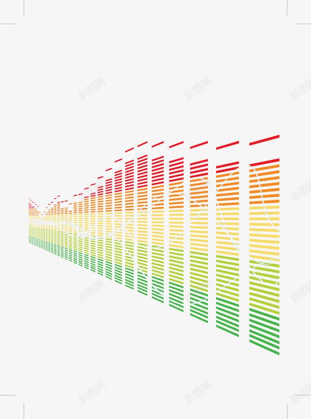 彩色的音频波动图标png_新图网 https://ixintu.com 元素 彩色 律动 音乐 音频