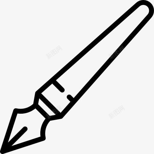 笔图标png_新图网 https://ixintu.com 书法 写作 工具和用具 教育 笔 签字 编辑工具 钢笔