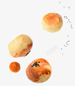 新鲜蛋黄酥杭州美食蛋黄酥摄影高清图片