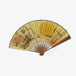 中国古风折扇素材