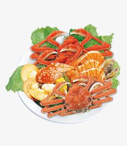 美食虾螃蟹素材