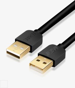 USB插排黑色数据线高清图片