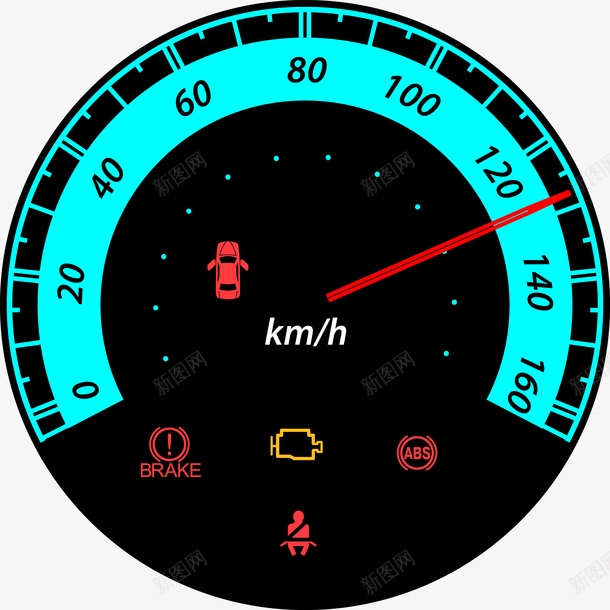 蓝色速度表盘图png免抠素材_新图网 https://ixintu.com 仪表 仪表盘 安全行驶 指针 数字 科技 蓝色 表盘 速度 速度表盘 里程 里程表