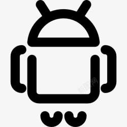 智能操作系统Android的标志图标高清图片