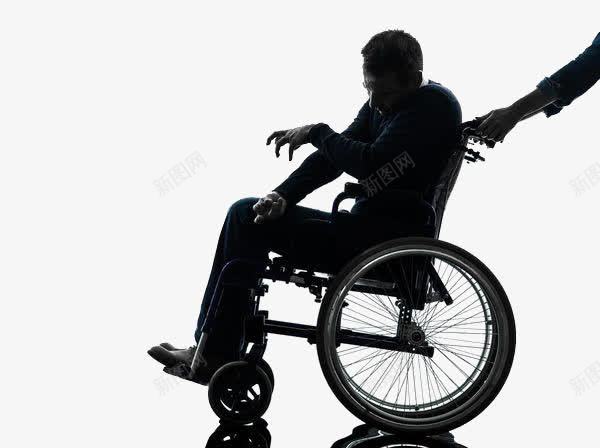 坐在轮椅上瘫痪的中风的人png免抠素材_新图网 https://ixintu.com 下身残疾 不能动 丧失运动 中风 做轮椅 受伤 照顾 疾病 瘫痪 起不来 运动伤害