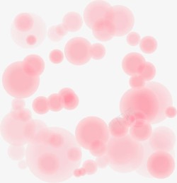 粉色粉嫩盆子梦幻光斑效果元素高清图片
