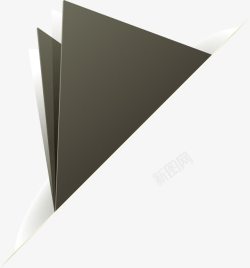 抽象菱形黑色重叠三角形高清图片