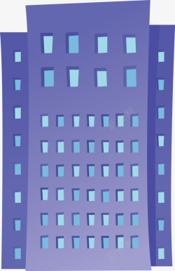 商务楼房紫色办公楼高清图片