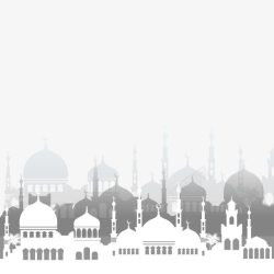 cad图样伊斯兰清真寺建筑高清图片