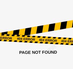 警示线矢量404错误页面片高清图片
