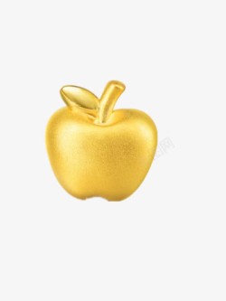 黄金吊坠金苹果高清图片