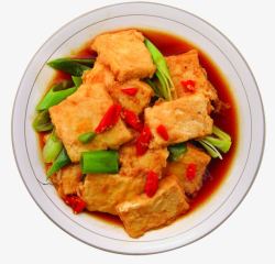 烧豆腐家常豆腐高清图片