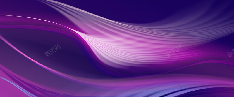 紫色柔美背景jpg设计背景_新图网 https://ixintu.com 光带 柔美 梦幻 浪漫 海报banner 紫色 线条