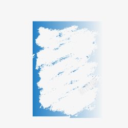 蓝白色渐变笔刷中国风框高清图片