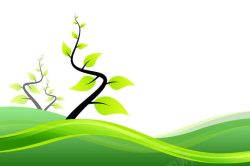 梦幻呢卡通树卡通树梦幻花纹背景高清图片
