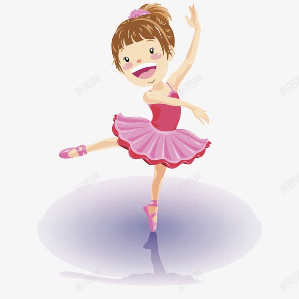 卡通穿粉色礼服表演舞蹈的女孩png免抠素材_新图网 https://ixintu.com 儿童礼服 儿童舞蹈班 卡通 女孩 礼服 穿粉色 舞蹈 舞蹈跳舞培训班招生 表演 跳舞陶醉的女孩