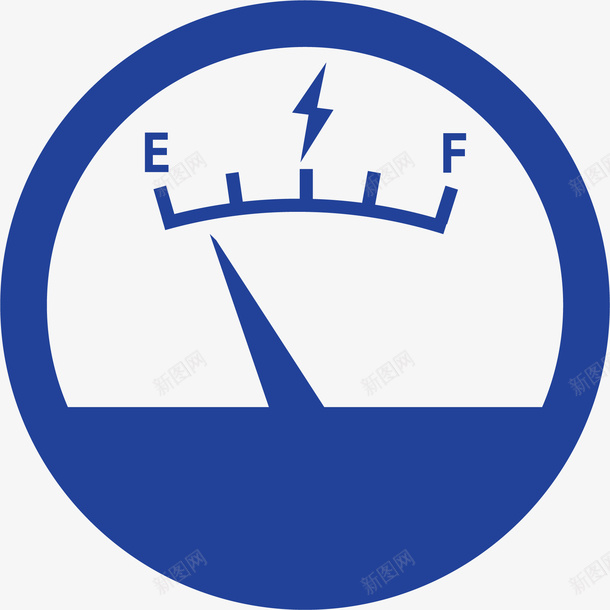 燃油不足卡通图标矢量图ai_新图网 https://ixintu.com 圆形 字母 扁平化 报警 燃油 符号 英文 矢量图