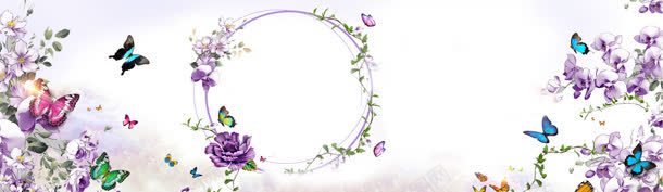 紫色花朵背景jpg设计背景_新图网 https://ixintu.com 唯美花朵 家居 服饰 淘宝海报 简约