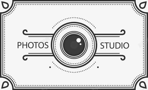 黑白相机形图标png_新图网 https://ixintu.com logo 手绘 摄影展 相机 简约 镜头