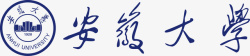 安徽黟县安徽大学logo矢量图图标高清图片
