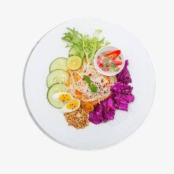 芝麻菜沙拉夏季食物高清图片