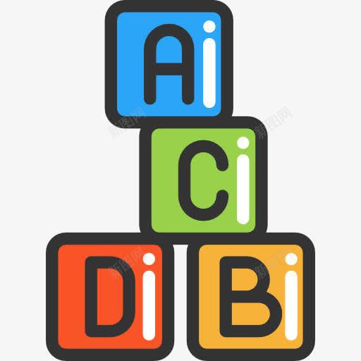 立方体图标png_新图网 https://ixintu.com ABC 娱乐 字母 孩子 孩子和婴儿的立方体 教育 游戏 玩具 立方体
