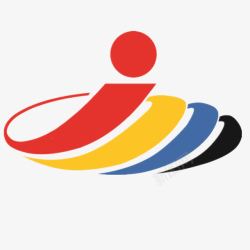 企业实力彩色圆形合作LOGO图标高清图片