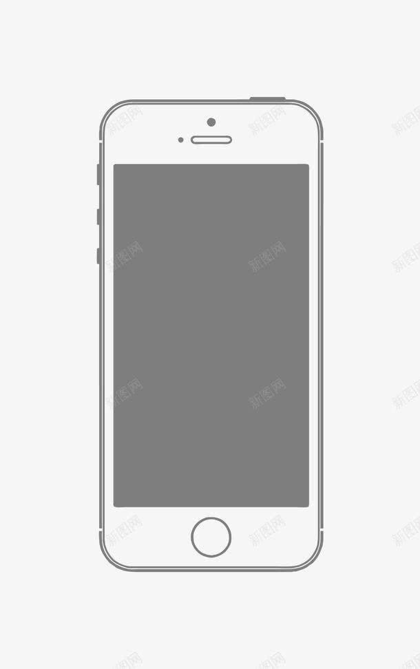 Iphone手机线框png图片免费下载 素材7xxqpkewv 新图网