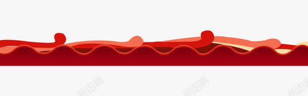 红色喜庆波浪分割线png免抠素材_新图网 https://ixintu.com 分割 分割线 水波 波浪 波浪分割线 红色 装饰 边框 隔断