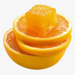 切片苹果图橙子实物高清图片