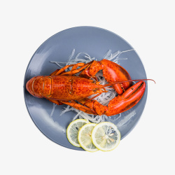 龙虾美食菜谱素材