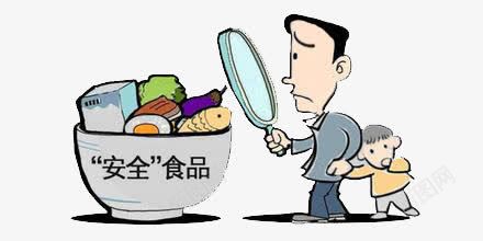 安全食品png免抠素材_新图网 https://ixintu.com 健康 安全食品宣传海报素材 检验食品安全 绿色 食物