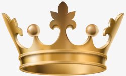 皇冠大气贴标高贵金色皇冠高清图片