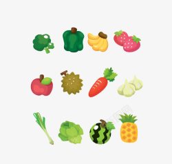 多种蔬菜水果素材