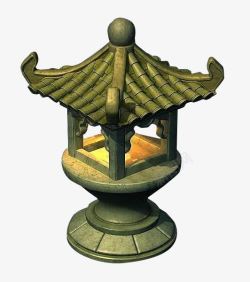 中式建筑灯素材